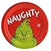 Grinch Christmas Naughty & Nice Party Supply Set - Disposable Paper Desert Plates - Serves 16