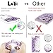 LeYi for iPhone 5S Case,iPhone 5 / iPhone SE Case with HD Screen Protector for Girls Women, Cute Shiny Glitter Liquid Clear TPU Protective Case for iPhone 5S / 5 / SE Purple