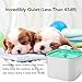 Pet Fountain, Cat Dog Water Dispenser with Pump, Healthy and Hygienic Drinking Cat Fountain Flower 2L Super Quiet Automatic Electric Water Bowl