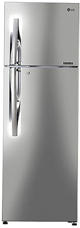 LG 284 L 3 Star Inverter Linear Frost-Free Double Door Refrigerator (GL-T302RPZ3, Shiny Steel, Convertible)