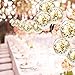 Gold Confetti Balloons (20 Pcs), 12” Shinning Gold Balloon Party Balloon Pre-Filled with Gold Confetti Dots for Wedding, Baby Shower, Anniversary, Graduation, Proposal Birthday Party Decorations