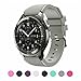 Sunface Sunface Grey Bands for Gear S3 Frontier/Classic Watch Silicone Bracelet, Sports Silicone Band Strap Replacement Wristband for Samsung Gear S3 Frontier/S3 Classic