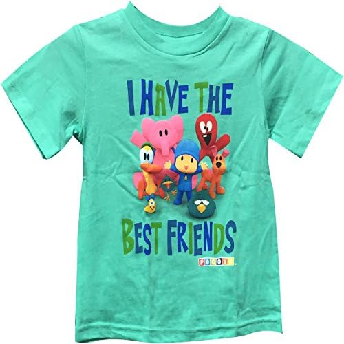 Pokoyo I Have The Best Friends Toddler's T-Shirt Teal 2T