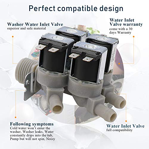 5220FR2008F Cold Water Inlet Valve (GENUINE Original Part) by Beaquicy