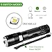 Ustellar Rechargeable 1000 Lumens CREE LED Flashlight, IP65 Waterproof, Zoomable Aluminum Tactical Flashlight, 5 Modes Super Bright Torch for Camping, Hiking, Battery and USB Cable Included