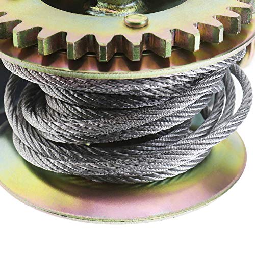 600Lbs Hand Winche with Safety Pawl and Mooring Hook, Fit for ATV Boat Trailer (8M Wirerope) - Image 7