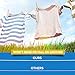 Retractable Clothesline for Indoor/Outdoor Use - 40ft - Heavy Duty Line Won't Stretch or Break - for Hanging Laundry in The Kitchen, Bathroom, Shower, Balcony, Backyard - Wall Mounted Clothes Dryer