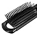 LOUISE MAELYS Portable Folding Hair Brush with Mirror Compact Pocket Hair Comb for Travel Gift Idea