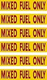 mixed fuel only, prime, fast delivery, 6 decals as shown, waterproof, laminated, UV fade protected, alert, warning, caution, notice, stickers, decals, for vehicle, car, truck, barrel, can, sign