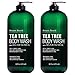 BOTANIC HEARTH Tea Tree Body Wash, Helps Nail Fungus, Athletes Foot, Ringworms, Jock Itch, Acne, Eczema & Body Odor, Soothes Itching & Promotes Healthy Skin and Feet, Naturally Scented, 16fl oz 2 Packthumb 2