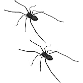 2Pcs 3D Realistic Spider Magnet, Spider Fridge Magnets - Ideal for Halloween Pranks and Fridge Decoration