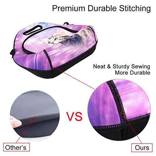 image for Neoprene Lunch Bag, Anyshock Insulated Lunch Tote Bento Box Organizer 
