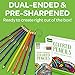 Crayola Colored Pencils & Dual Ended Colored Pencils Bundle, Stocking Stuffers, Adult Coloring Gift