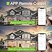 WiFi Smart LED Light Bulb Work with Alexa Google Assistant Gosund, Voice Control APP Remote Control Dimmable, No Hub Required, A19 E26 8W 800lm 75W Equivalent Soft White 2700k (2 Pack)