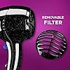 Conair 1875 Watt Full Size Pro Hair Dryer with Ionic Conditioning, Black/Chrome