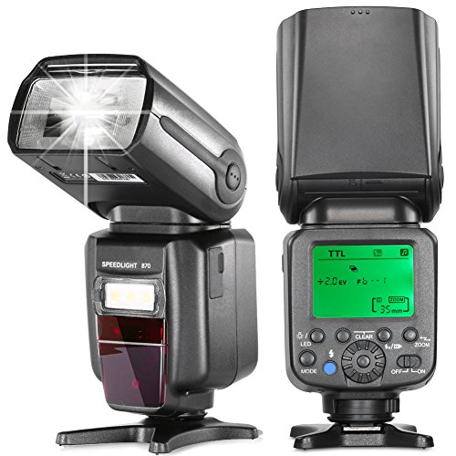 Neewer-Li-ion-Battery-Flash-E-TTL-I-TTL-HSS-Master-Slave-Flash-Speedlite-for-Canon-Nikon-DSLR-Camera-with-Rechargeable-2400mAh-Battery-ChargerNW-870