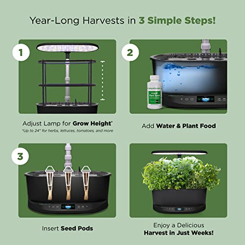 AeroGarden Bounty Indoor Garden with LED Grow Light, WiFi and Alexa