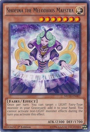 Yu-Gi-Oh! - Shopina the Melodious Maestra (NECH-EN007) - The New Challengers - 1st Edition - Rare