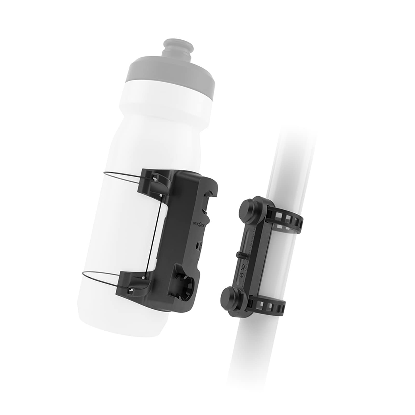 Fidlock Twist Uni Connector Adapter Flaschenhalter Fahrrad Trinkflasche Befestigung Halterung Set, 09627BLK