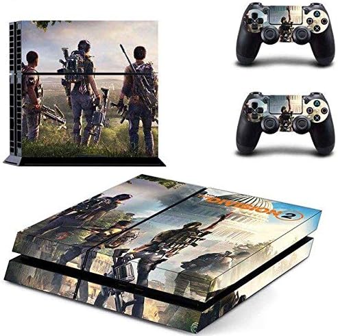 Gaming - PS4 Skin Console and 2 Controller, Vinyl Decal Sticker Full Cover Protective by okanhyeu