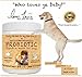 NEW FLAVOR! Best Probiotics for Dogs Powder - 5 Billion CFUs, Help for Dog Allergies, Dog Bad Breath, Yeast Overgrowth & Ear Discharge, Diarrhea, Gas & Constipation - 120 1/2 tsp Scoops