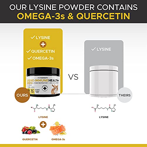 PetHonesty Lysine Immune Health+ Supplement Powder for Cats Immune
