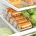 iDesign Fridge Binz Soda and Food Can Dispenser Rack Organizer for Refrigerator, Freezer, Pantry or Cabinet - Pack of 2, Clear