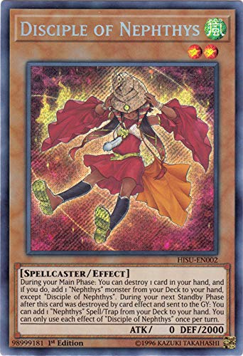 Yu-Gi-Oh! Singles - Disciple of Nephthys - HISU-EN002 - Secret Rare - 1st Edition - Hidden Summoners