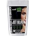 Henna Hair & Beard Dye - 100% Natural & Chemical Free - The Henna Guys (2 Pack, Jet Black)