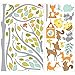 RoomMates RMK2729SLM Woodland Fox & Friends Tree Peel and Stick Wall Decals
