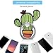 Outee 5 Pcs Cell Phone Ring Holder Cute Cartoon Finger Ring Grip 360 Swivel for Smartphones Tablets