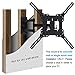 HIPPO TV Wall Mount Bracket with Full Motion Swing Out Tilt for Most 32