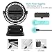 OPOLAR Battery Operated Fan, Clip on and Desk Fan, Portable Fan with 4 Speeds, Rechargeable, 360° Rotation, 2200mAh Battery, Powerful Wind for Baby Stroller,Outdoor Activity, Office