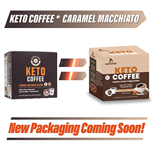Rapidfire Caramel Macchiato Ketogenic High Performance Keto Coffee Pods