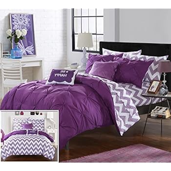 Amazon.com: Chic Home 9 Piece Louisville Pinch Pleated and