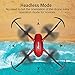 Potensic Mini Drone D10 RC Quadcopter 2.4G 6 Axis with Altitude Hold Function,360° Flip, Headless Mode for Beginners&Kids (Red)