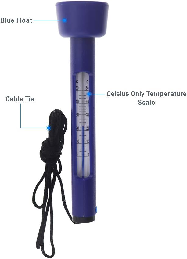 Swimming Pool Thermometer Easy to Read Water Temperature Thermometer for Ice Bath Cold Plunge Spa Pool Hot Tub Accessories Wild Swimming - Image 3