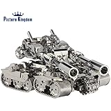 Picture Kingdom 3D Metal Puzzle Apocalypse Tank PJ-199 Building Model DIY 3D Metal Puzzle Kits Laser Cut Models Jigsaw Toys