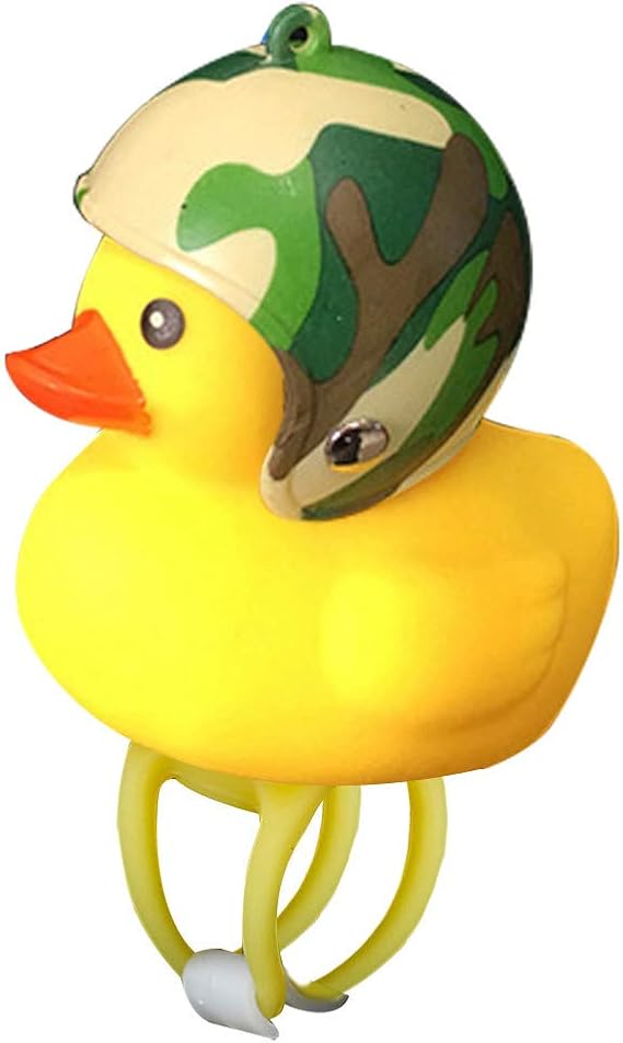 Babyee Mini Yellow Duck Bike Bell Toys Shining icycle