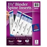 Avery Binder Spine Insert - 1.5amp;quot; - 25 / Pack - White