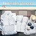 24 Disposable Spa Hotel Slippers, Bulk Guest Slippers Size 11 Women Size 10 Men