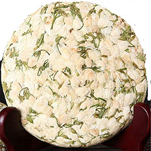 200g (0.44LB) Tè al gelsomino secco Bud Fiore Tè Verde Pu-erh Torta del tè Fioritura tisana tè profumato Tè floreale Tè… - immagine 4