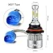 Infitary 9007/HB5 LED Headlight Bulbs Hi/Lo Beam Auto Headlamp Dual Beam Head Lights 72W 6500K 8000LM Extremely Super Bright COB Chips Conversion Kit for Car- 1 Pair- 1 Year Warranty (9007/HB5 HI/LO)