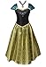 American Vogue Princess FROZEN ANNA Elsa CORONATION Dress Costume (7-8)