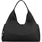 Forestfish Yoga Gym Bag For Women With Shoes Compartment & Wet Dry Storage Pockets Lightweight Duffel Bag, Black