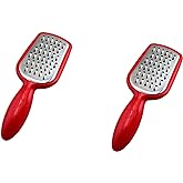 2 Pcs. Stainless Steel Mini Grater Cheese Garlic Nutmeg Chocolate 5" BPA Free