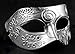 Retro Roman gladiator Halloween party masks Silver Men's Masquerade mask