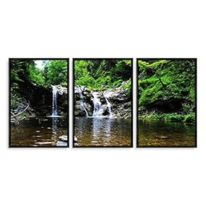 Framed for Living Room Bedroom Waterfall in Deep...