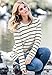 Ellos Women's Plus Size Waffle Stitch Sweater With Purl Stitch Trim