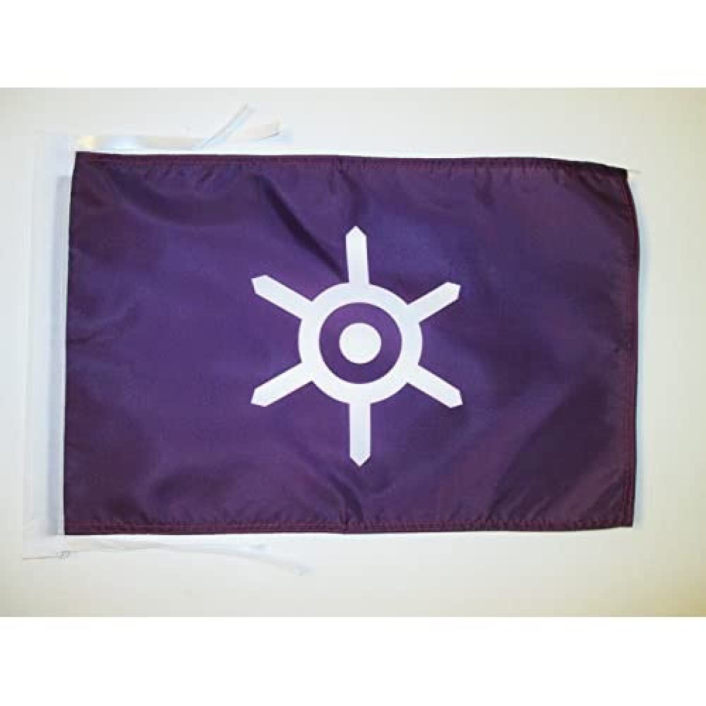AZ FLAG - Tokyo Metropolis Flag - 18'' x 12'' - 100% Polyester Tokyo in Japan Small Banner with Two Cords - Fade Resistant - Vivid Colors - 18x12 in - 45x30 Cm — image 1